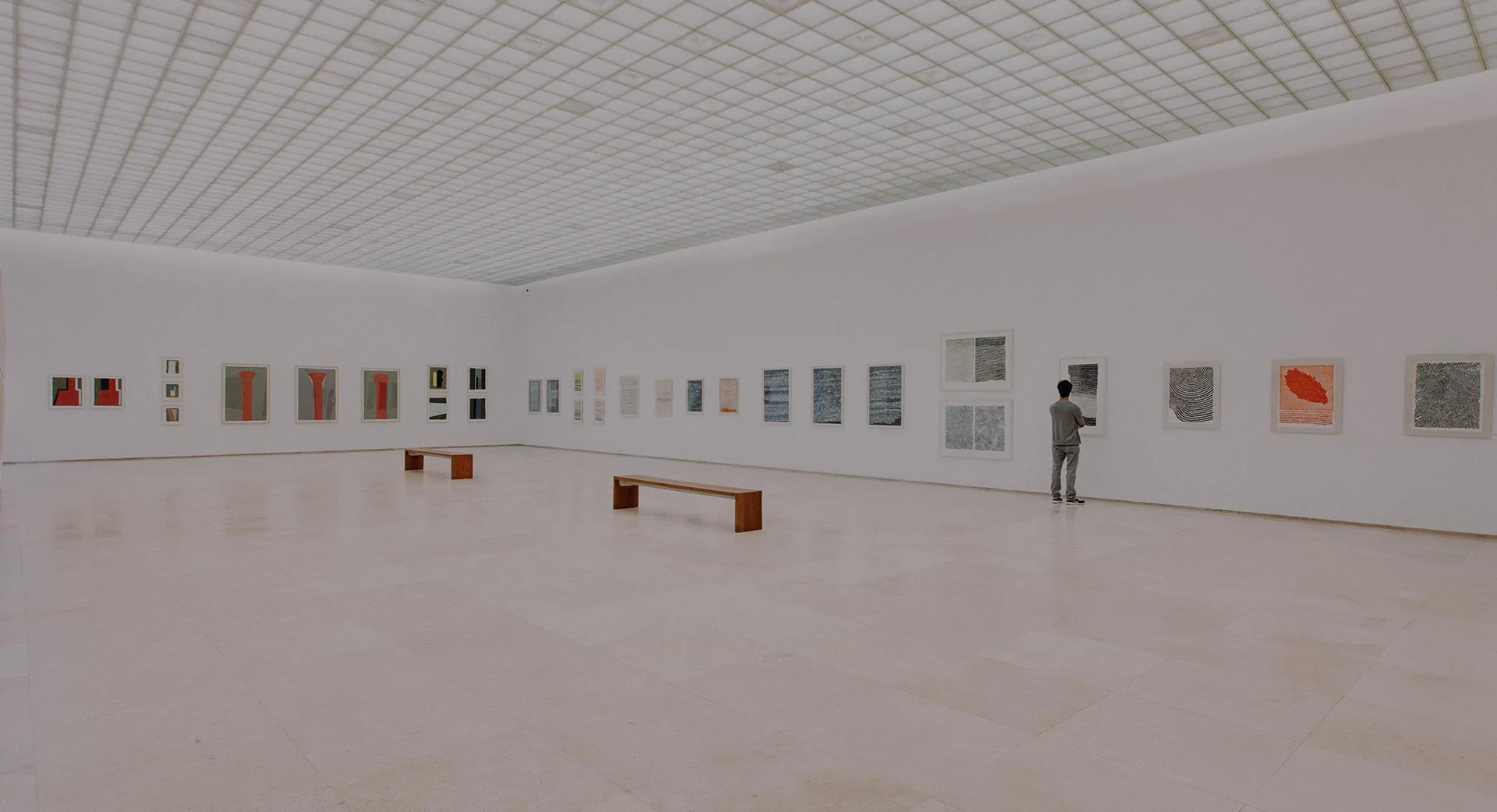 Parcours d’exposition consacré à la mise en contexte, image d’ambiance sans valeur documentaire
